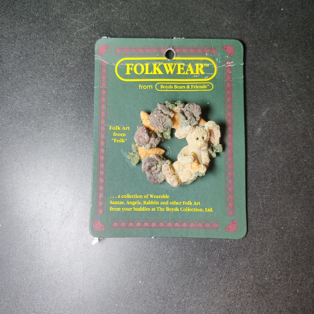 Folkwear Folk Art Brooch 11$